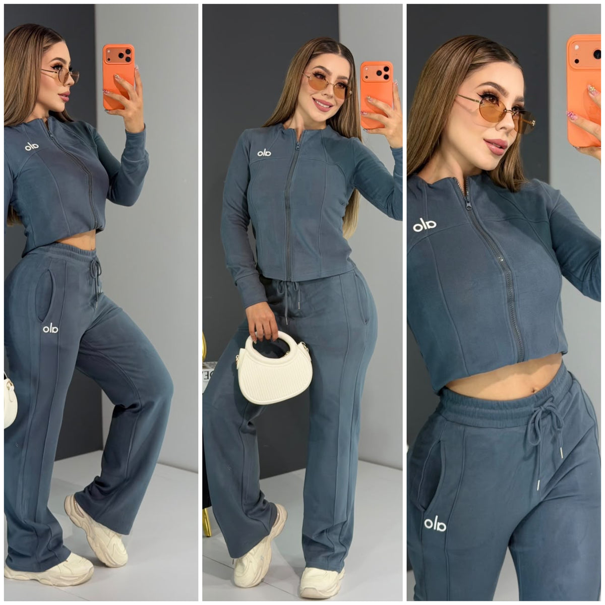 sets peludo manga larga talla única sirve S-M