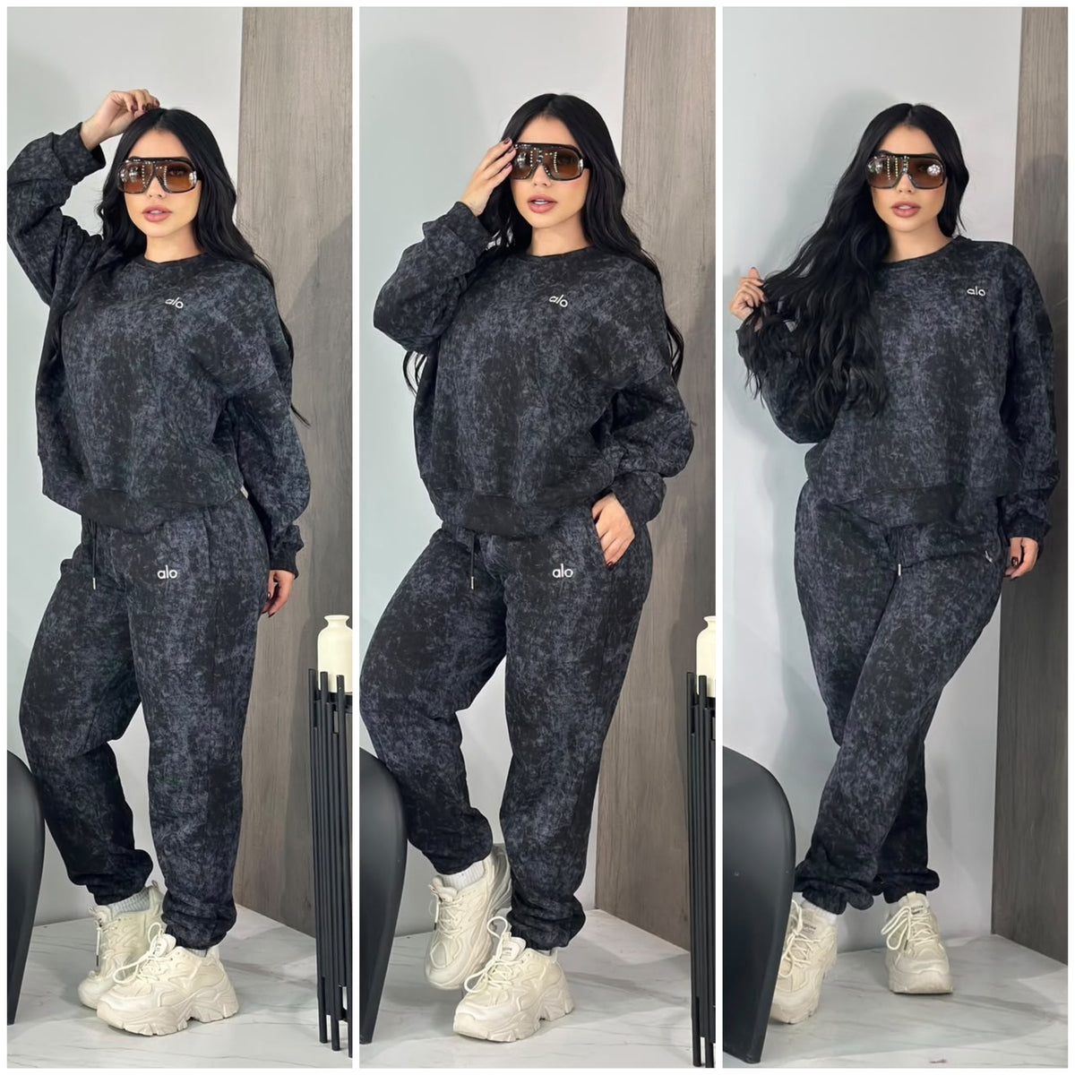 sets lana x dentro manga larga talla única sirve M-L