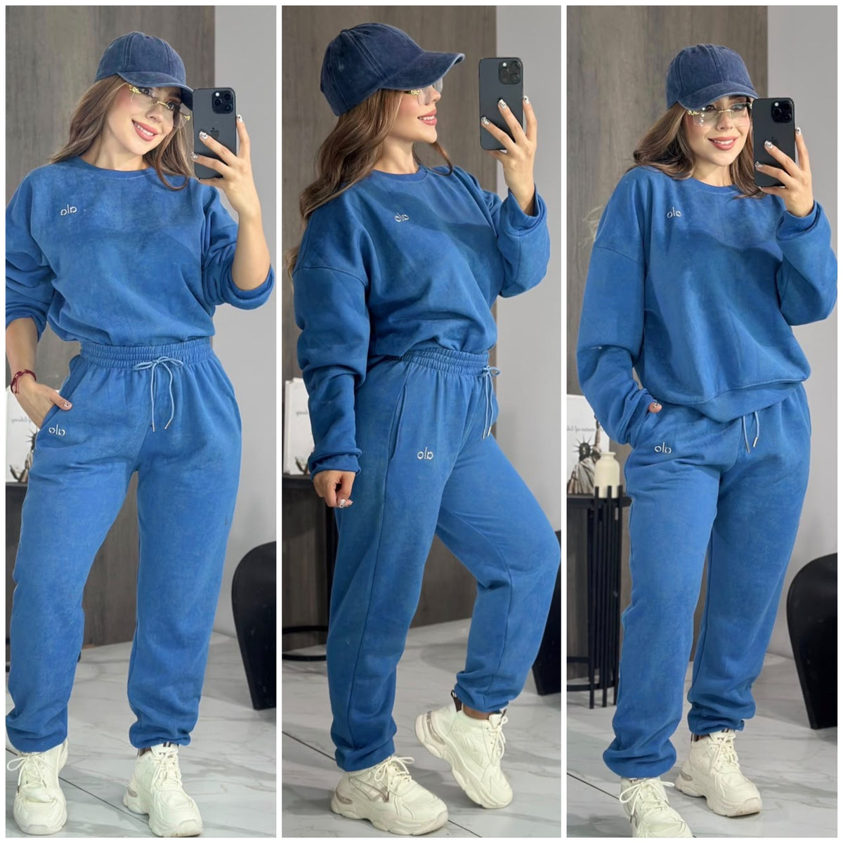 sets lana x dentro manga larga talla única sirve M-L