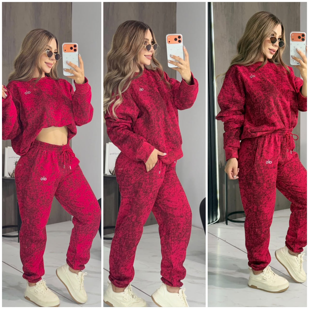 sets lana x dentro manga larga talla única sirve M-L