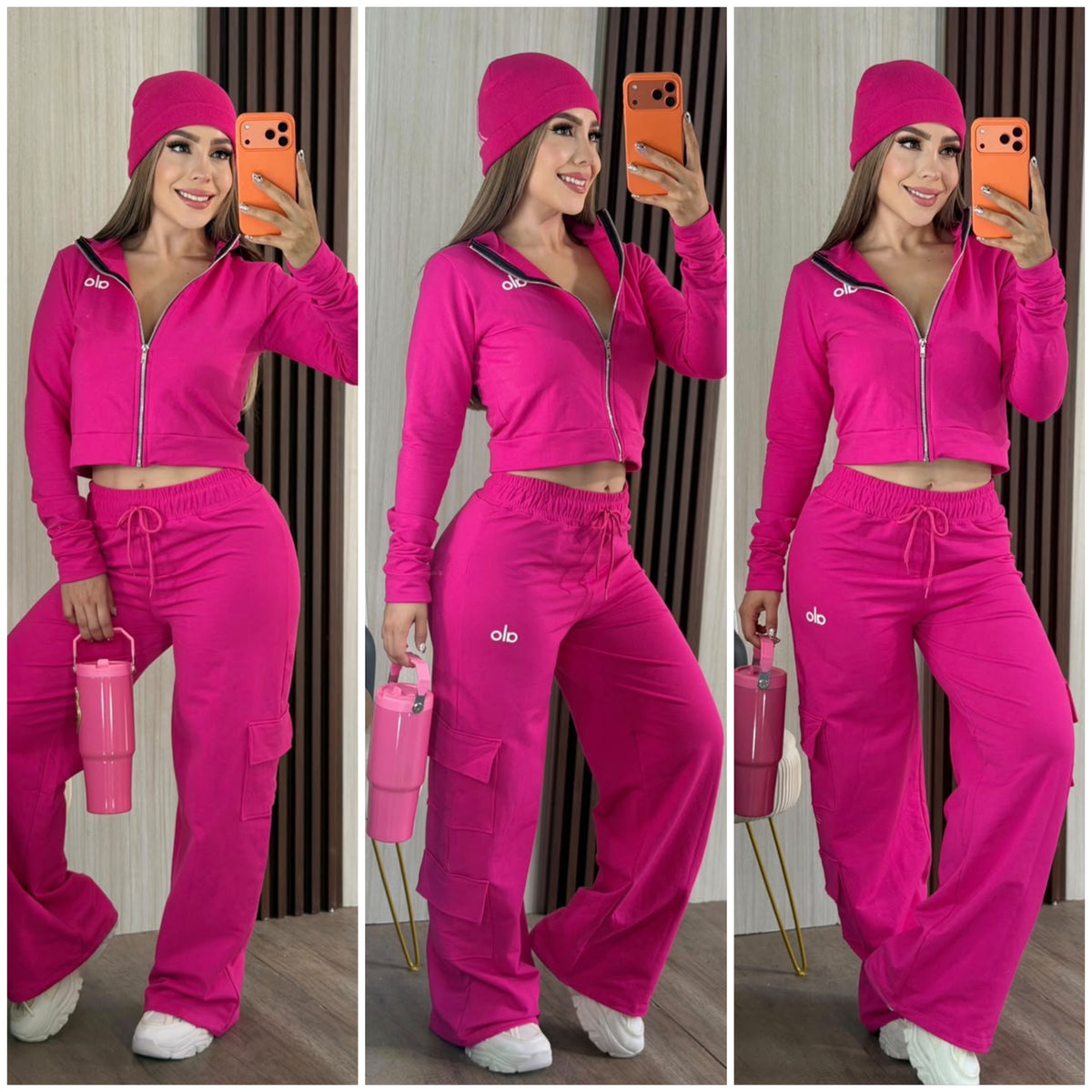 sets duo manga larga talla única sirve S-M