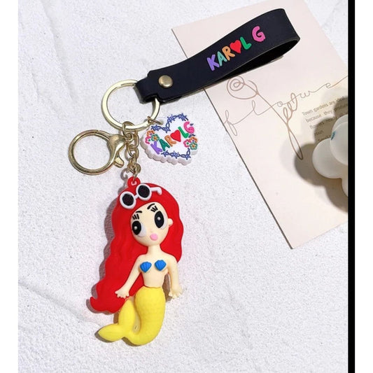 Karol G rubber keychain