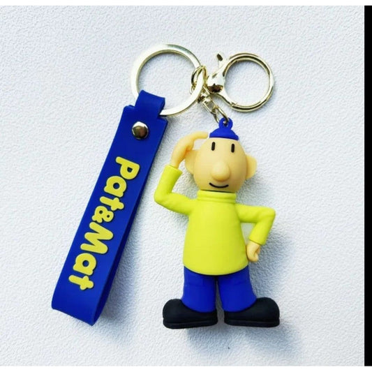 Anime Nerd Brothers rubber keychain