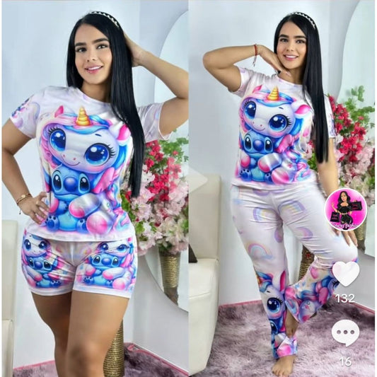 3 piece pajama sets talla L/XL