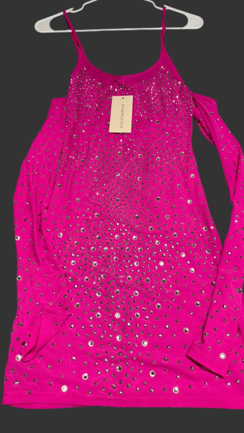 Vestido perlas trasparente  talla M