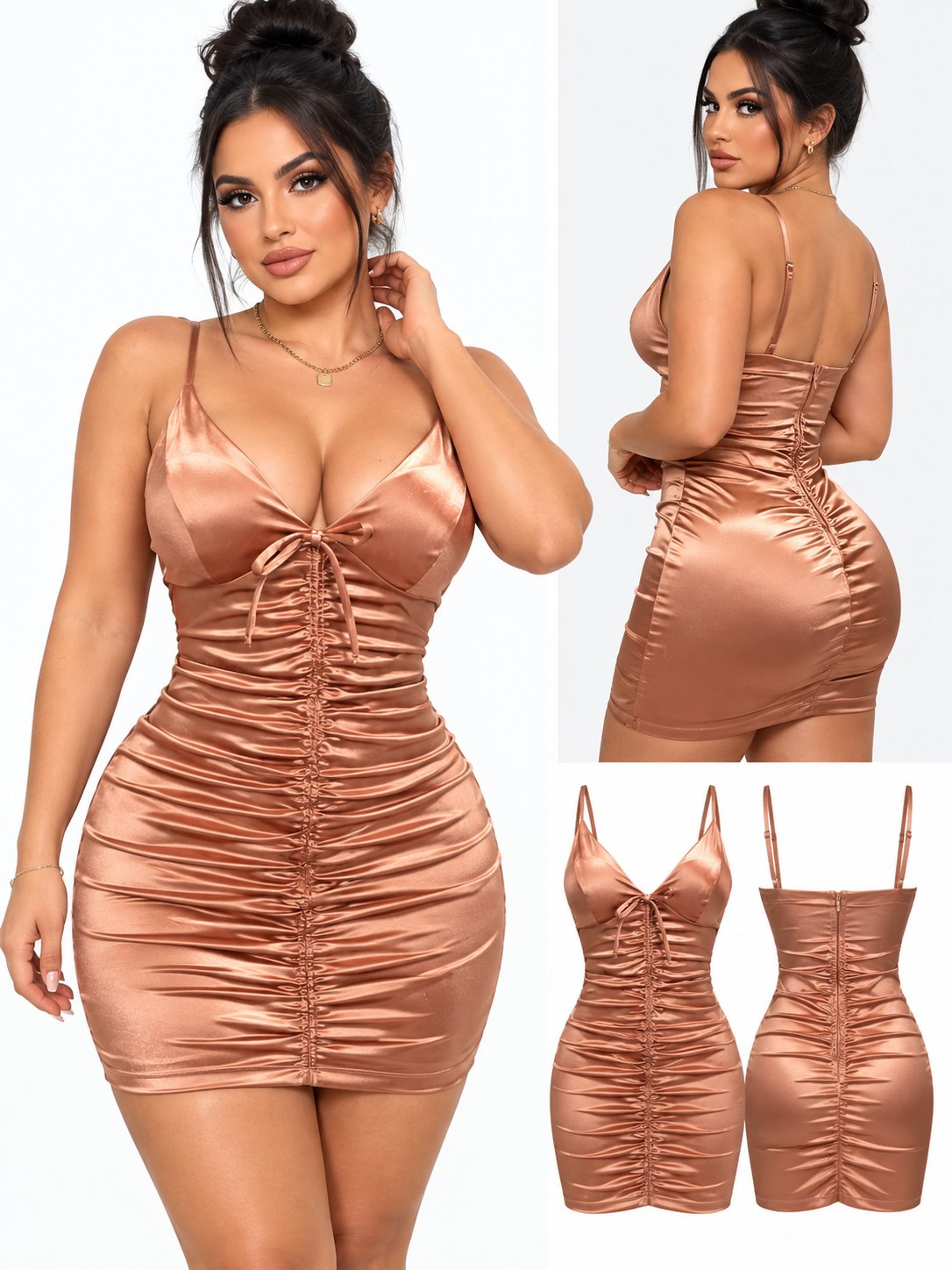 Vestido tiene copa  talla M